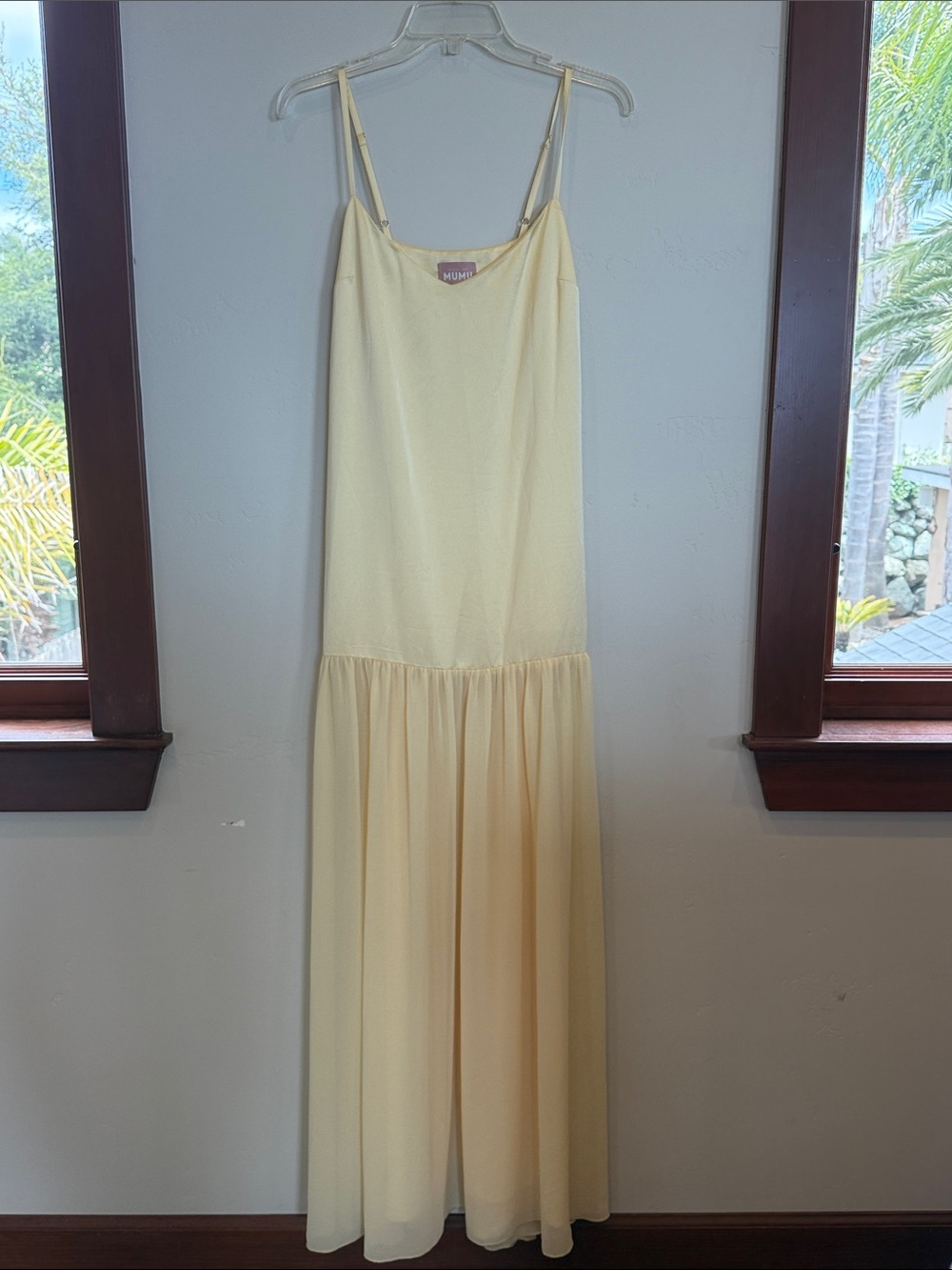 Show Me Your Mumu Dalia Dress in Yellow Size Small NO SCARF